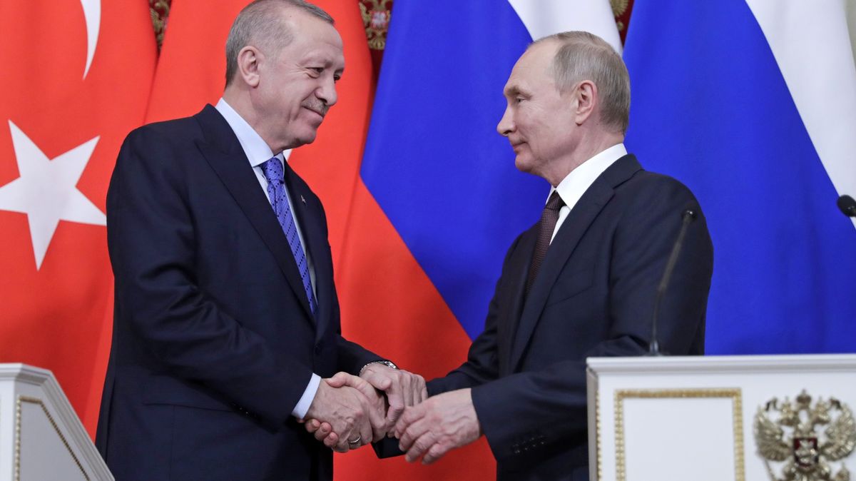 Putin s Erdoganem se dohodli na příměří v Idlibu