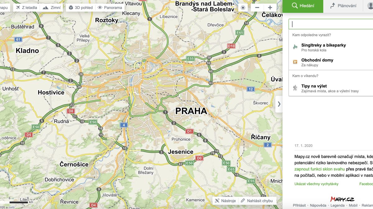 Mapy.cz budete moci snadněji sdílet na webu