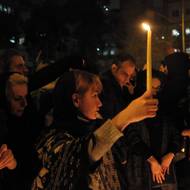 Protivládní protest v Teheránu.