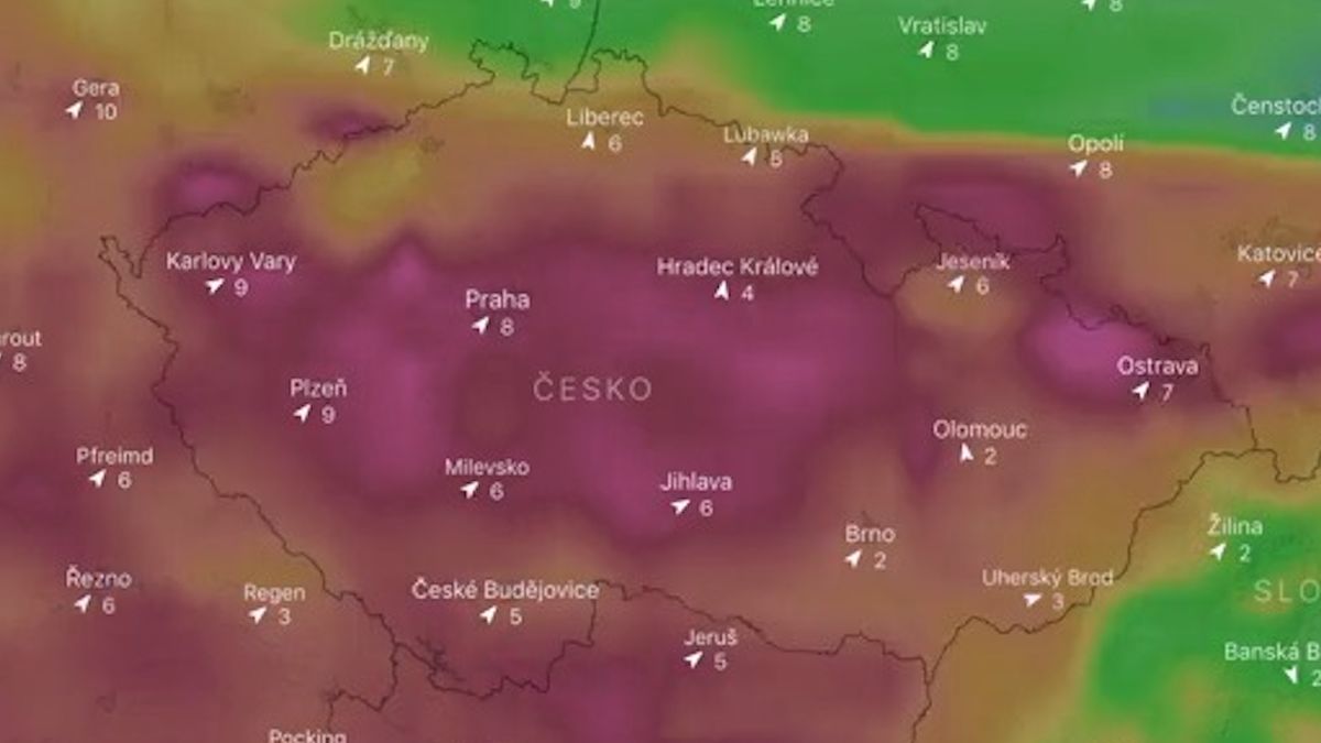 Česko večer zasáhne orkán a silné bouřky, stoupnou hladiny řek