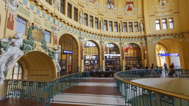 Na pražském hlavním nádraží začala rekonstrukce interiérů Fantovy budovy