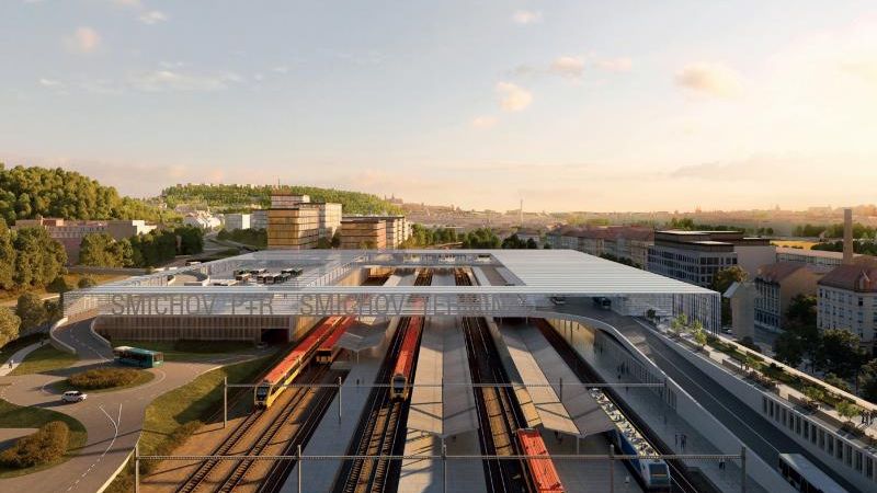Podle projektu za 142 milionů vznikne na Smíchově nový dopravní terminál