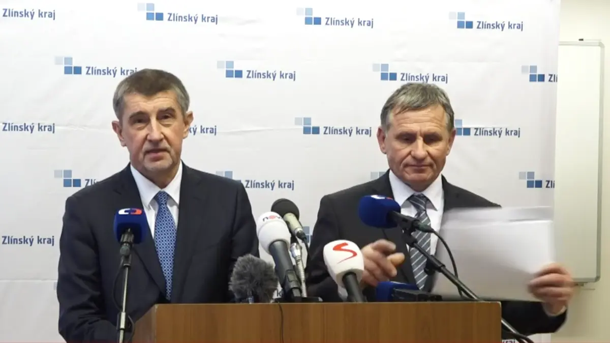 Premier Babis Ukoncil Navstevu Zlinska Celou Cestu Ho