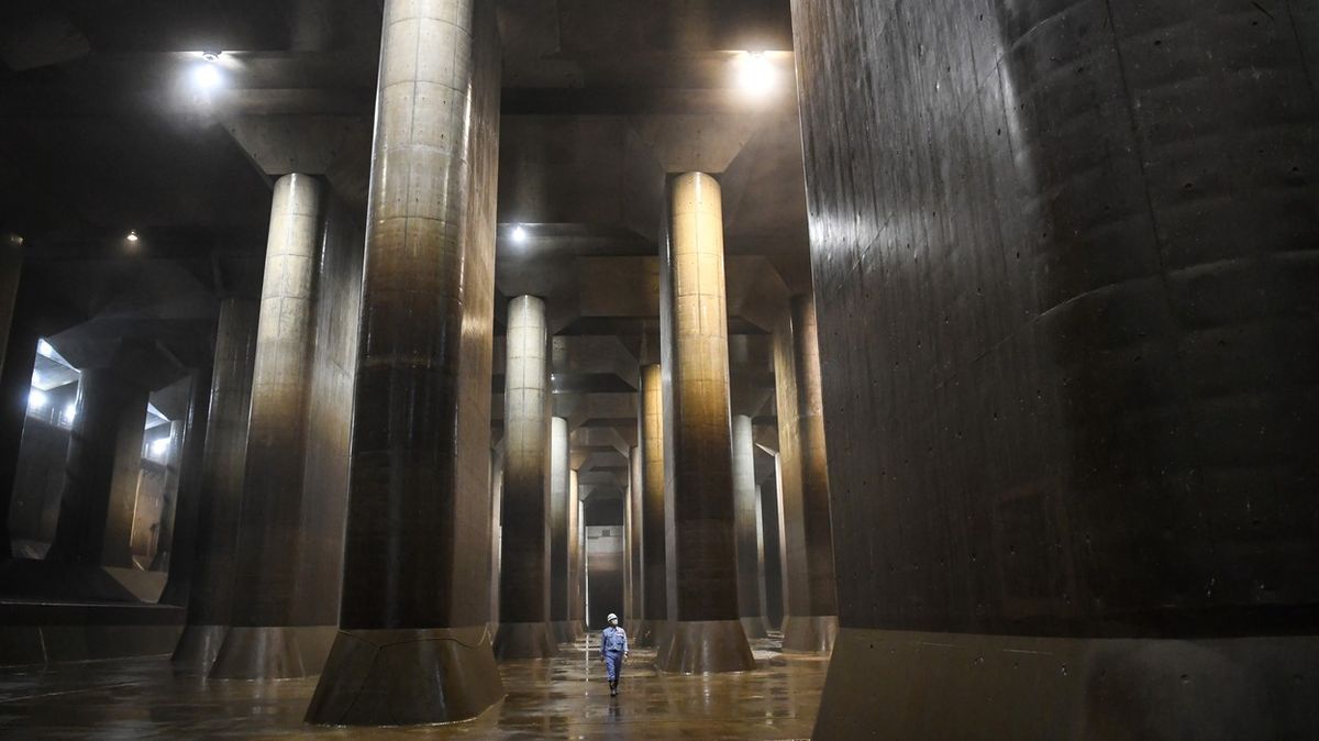 Skrytý komplex v podzemí. Tak vypadá japonská odpověď na změny klimatu