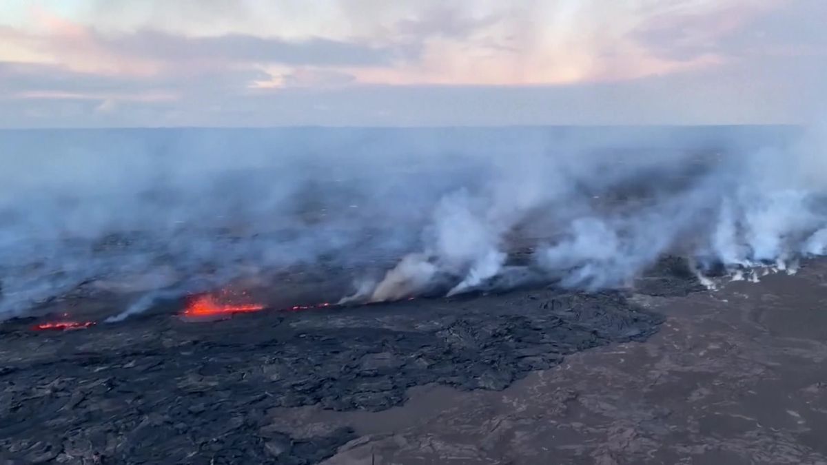Video: Havajská sopka Kilauea se opět probudila