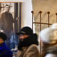 Připomínka 70 let od události v Číhošti při mši v tamním kostele 15. prosince 2019. 