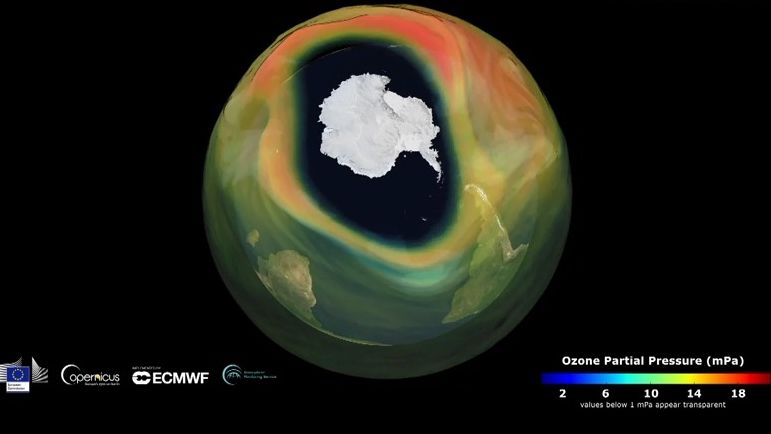 Ozonová díra se významně zvětšila. Už je větší než Antarktida