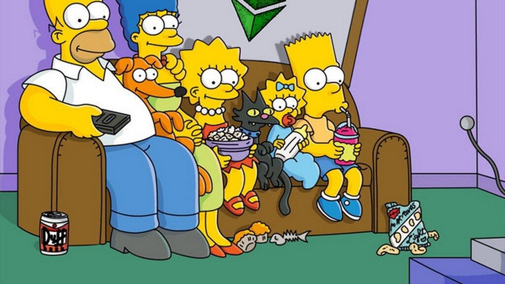 I váš obývák může vypadat jako u Simpsonů. Televizi si postavíte sami