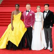 Hlavní herecké hvězdy snímku Lashana Lynch, Daniel Craig a Lea Seydoux s režisérem Carym Joji Fukunagou