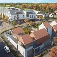 Vizualizace developerského projektu Oaks Prague.