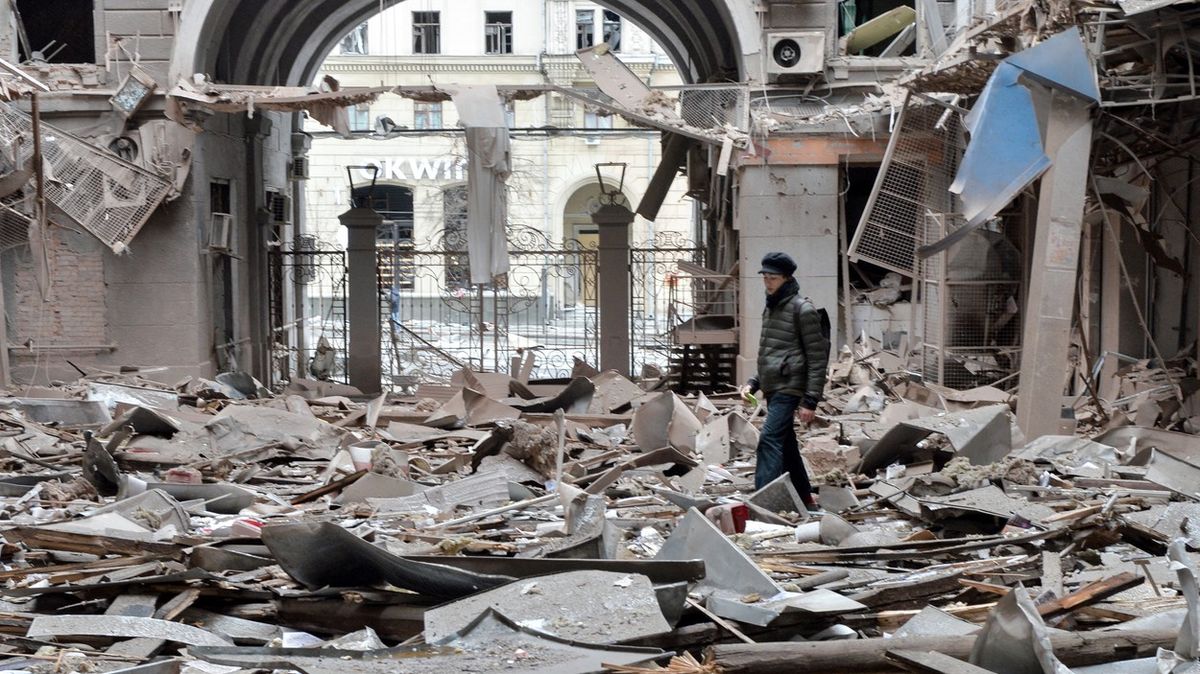 Takhle se 14 dní války podepsalo na podobě ukrajinských měst