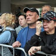 Loučení vojáků ve městě Batajsk v Rostovské oblasti (26. září).