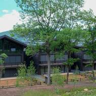 Zadní pohled na Hotel Barbora.