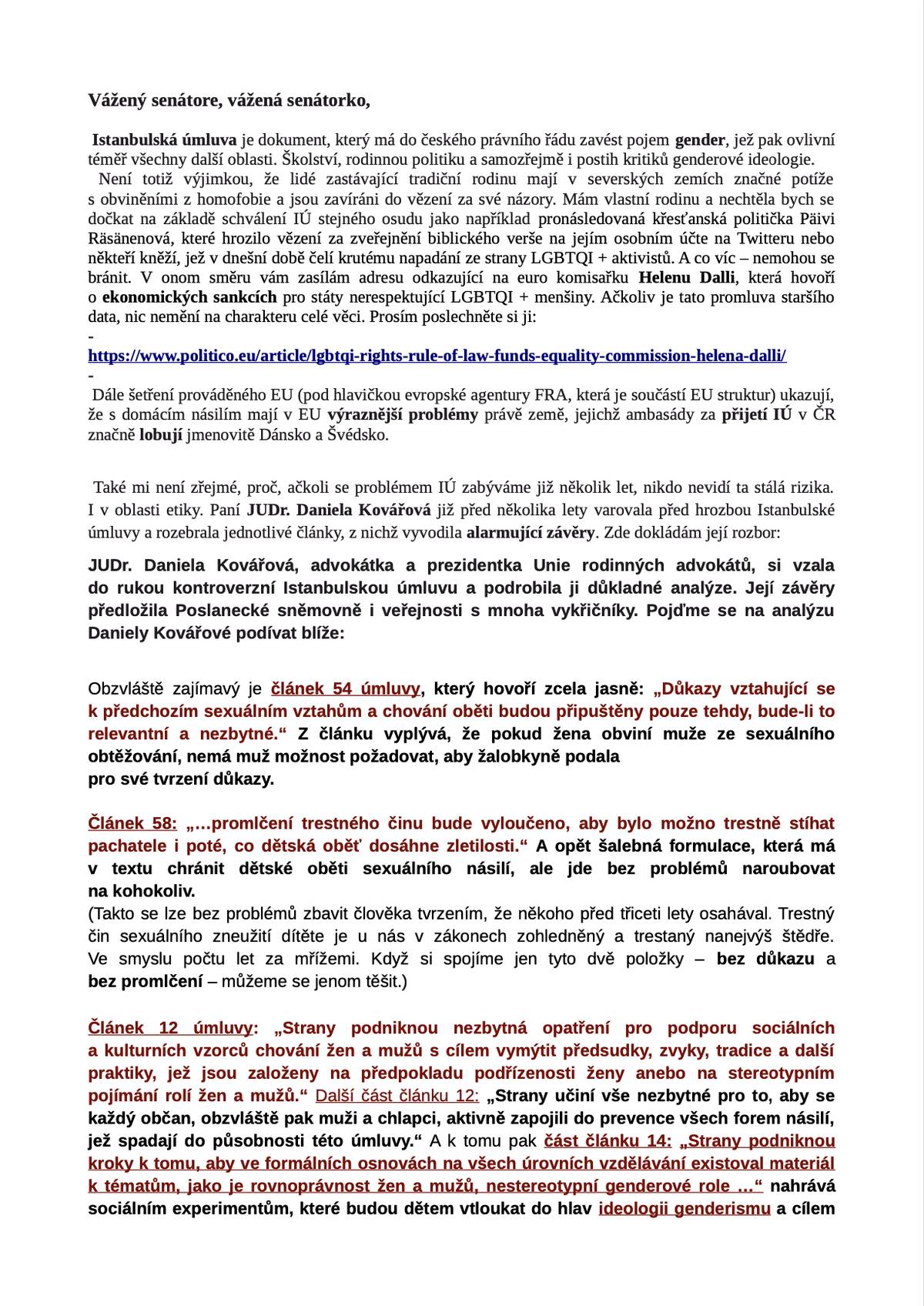 Zpráva organizace Ordo Iuris