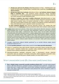 Manuál MŠMT k zahájení školního roku.