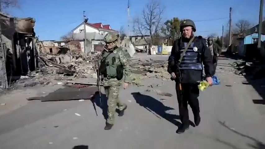 Video: Ukrajinci hlásí dobytí města u Kyjeva
