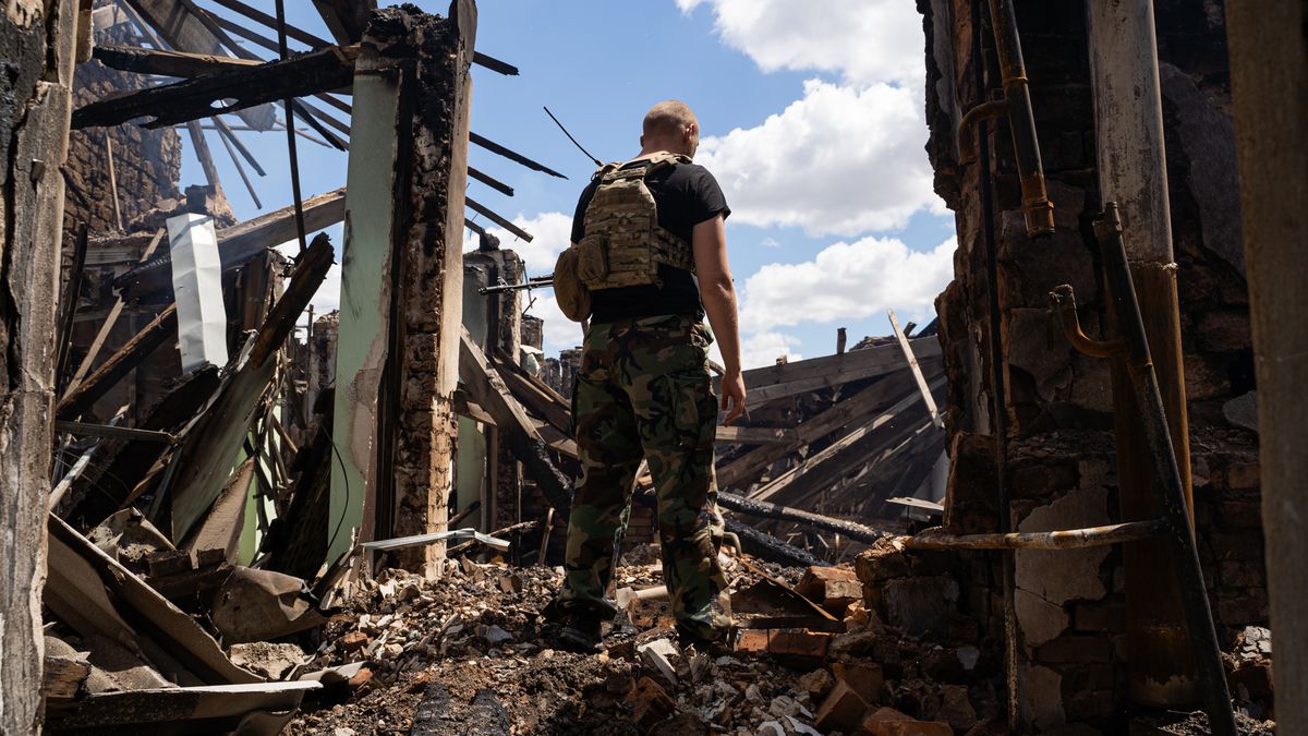 Reportáž z fronty, na které se Ukrajinci snaží vytlačit okupanty