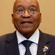 Jacob Zuma byl prezidentem JAR v letech 2009 až 2018, snímek z roku 2017.