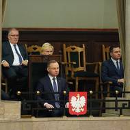 Jednání přihlížel prezident Andrzej Duda. Ten pravděpodobně ve středu jmenuje novou vládu.