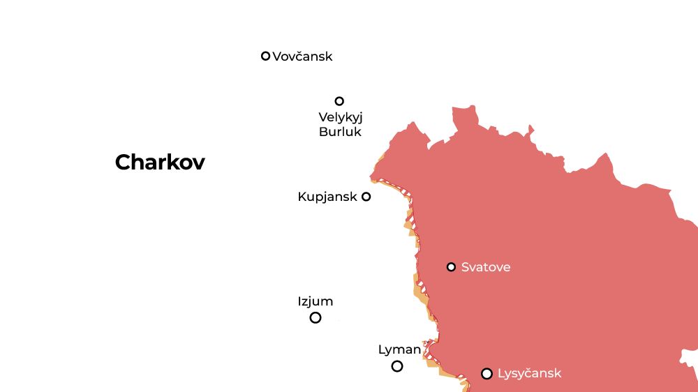 Rusové útočí, okupační armáda se pokouší prolomit obranu v Charkovské oblasti