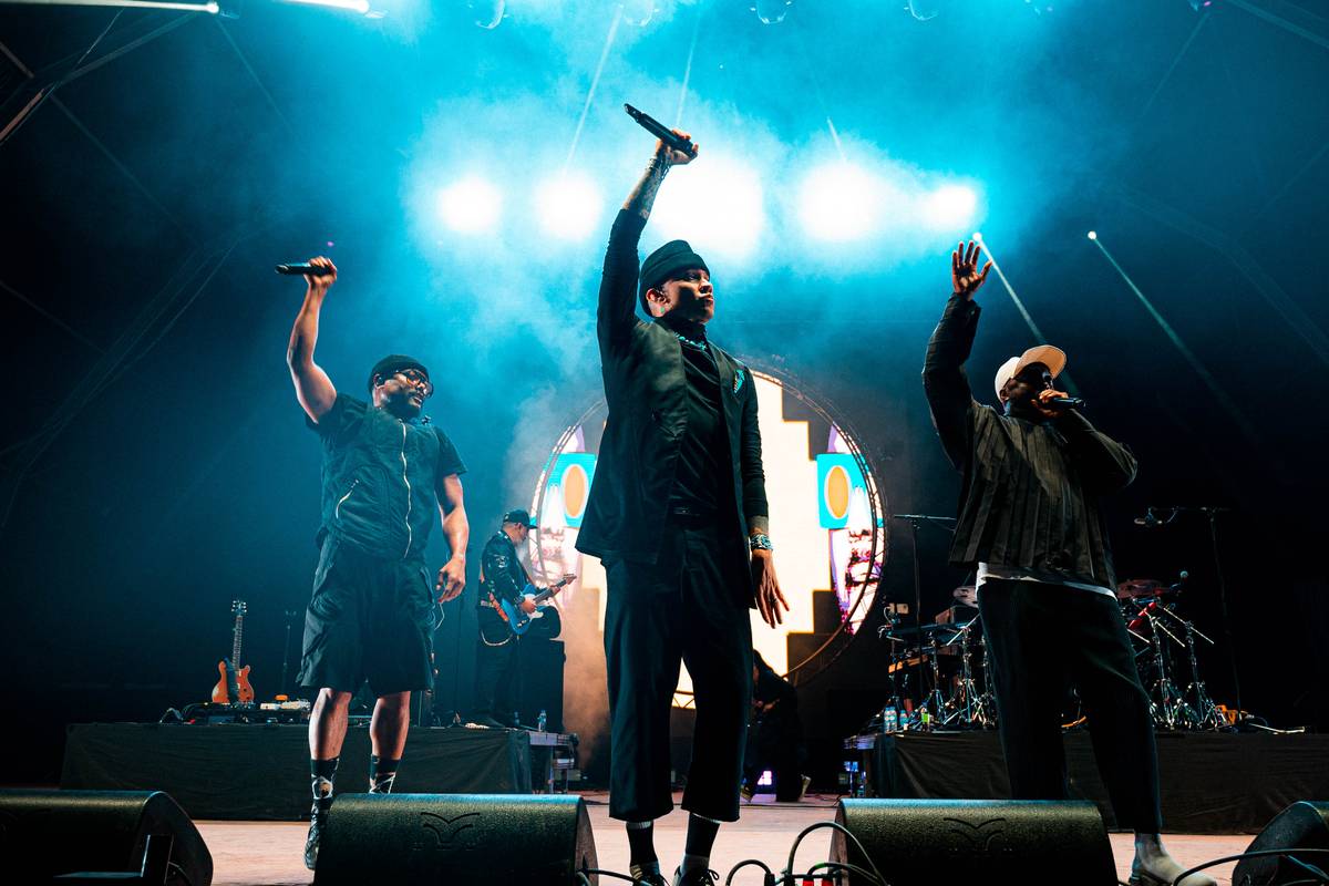 Americká kapela Black Eyed Peas.