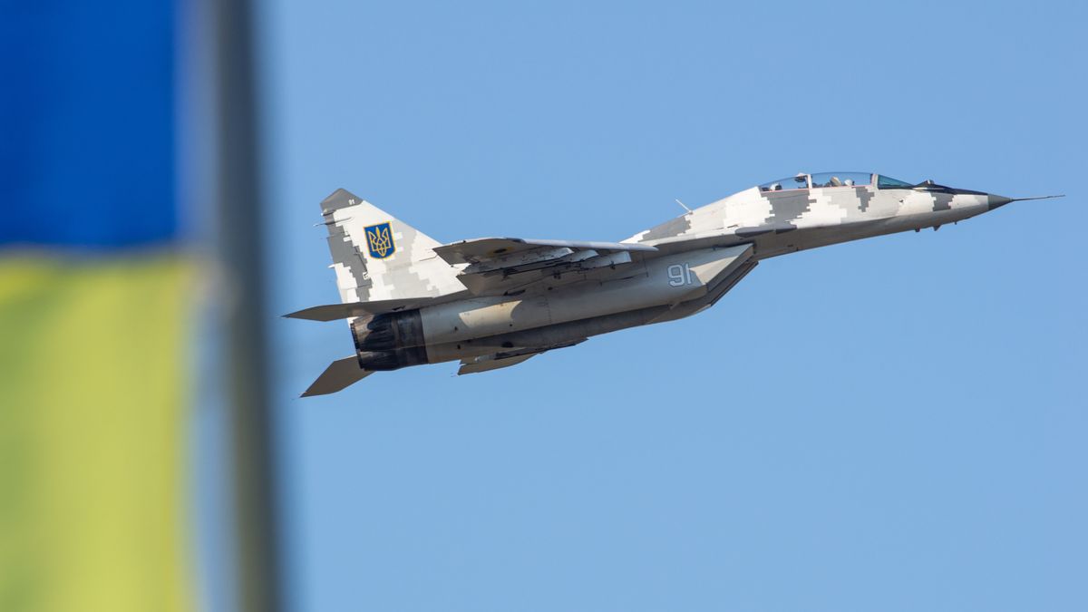 Ukrainian MiG-29 Fighter Jet Crashes Near Odesa