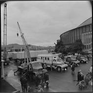 V různých úpravách na strojírenském veletrhu v Brně v roce 1967. Jen s menšími změnami se vejtřaska vyráběla až do 80. let minulého století. 