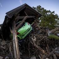 Dle odhadů vlády škody překročí půl miliardy eur. (Na snímku Ljubno ob Savinji.)