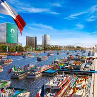 Při zahájení poplují národní výběry sportovců po Seině.