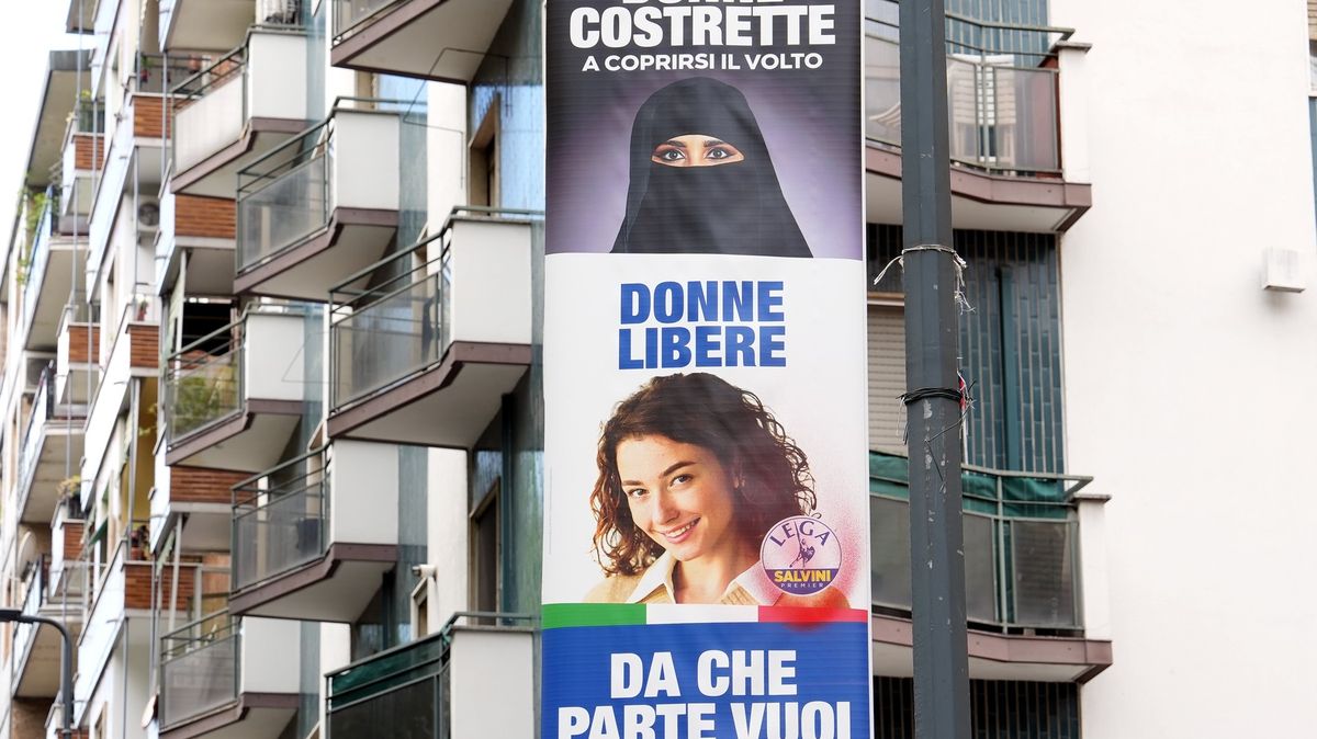 Modelka jde proti Salviniho Lize. Její fotku dali na protiislámský plakát