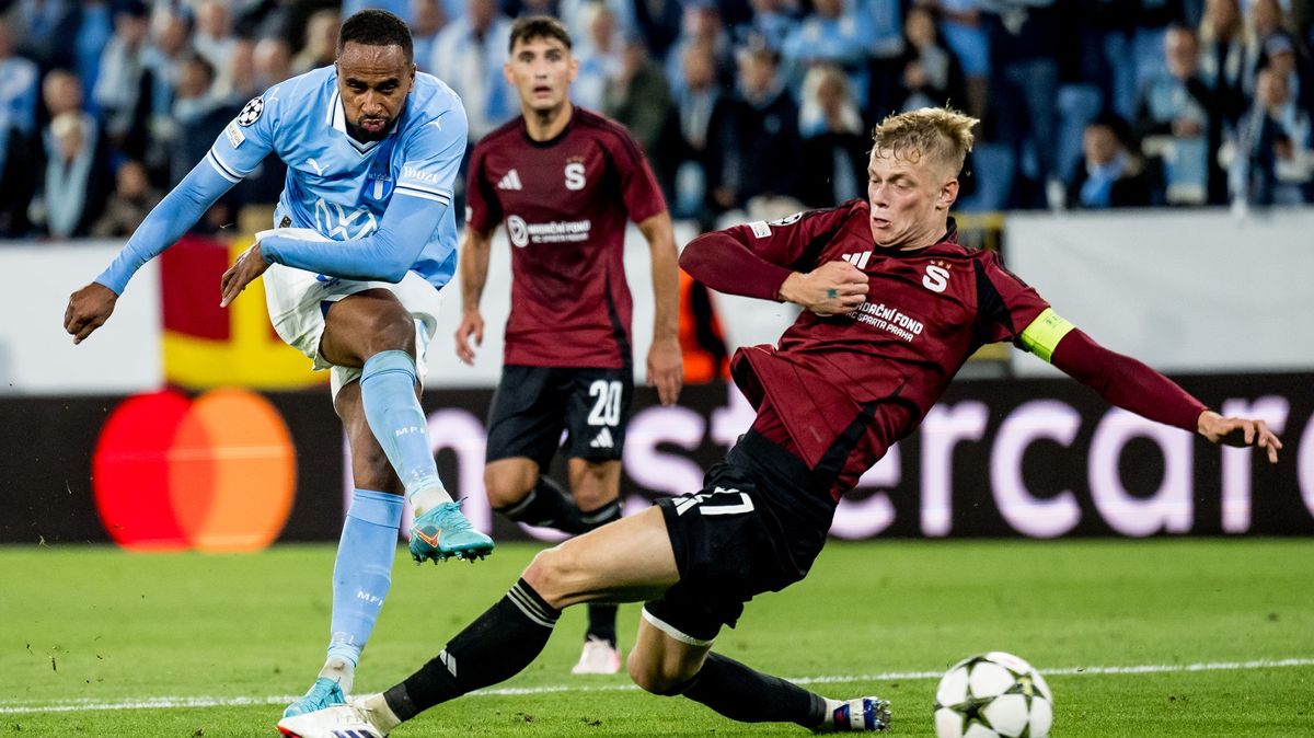 Sparta vyhrála v Malmö a je blízko postupu do Ligy mistrů