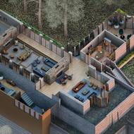 Na snímku letní chata u jezera Tahoe.