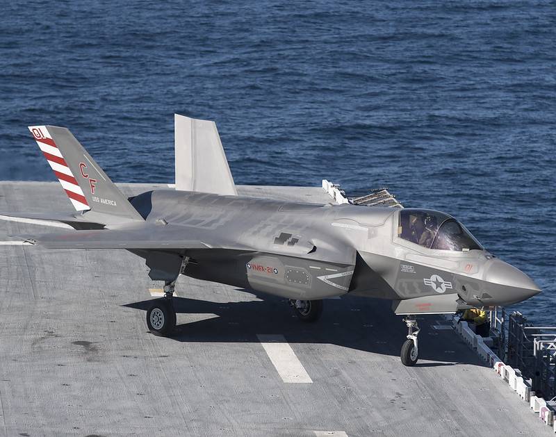 Stíhačka F-35.