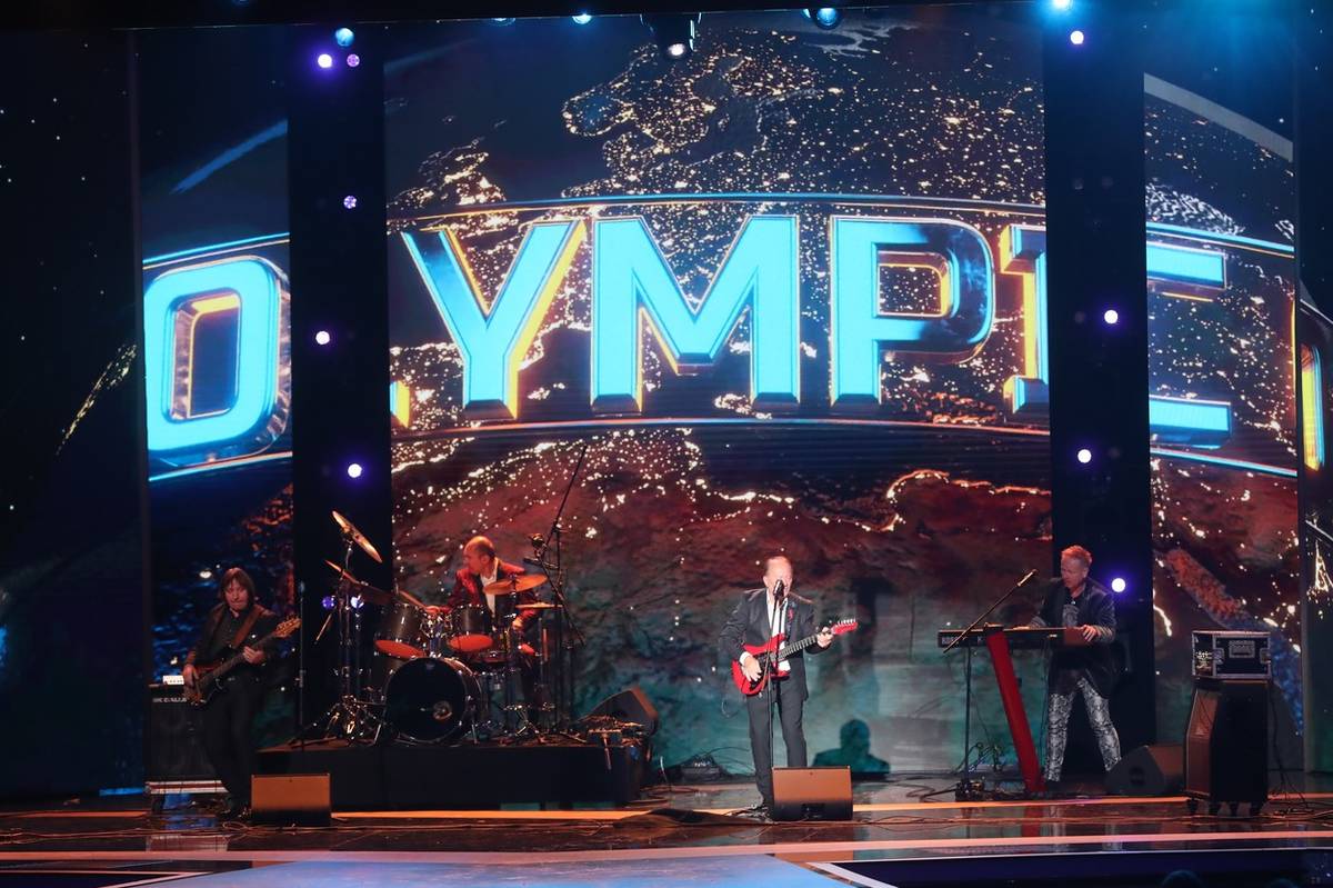 Skupina Olympic v pátek v pražské Lucerně odehraje první koncert turné ke svému 60. výročí. Na snímku je z letošního udílení cen Český slavík.