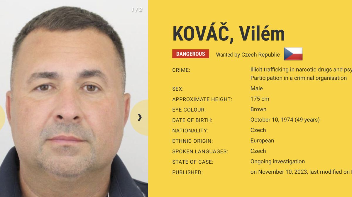 Jeden z nejhledanějších Čechů uprchl díky úplatnému policistovi
