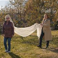 Iva Janžurová s kamarádkou z dětství