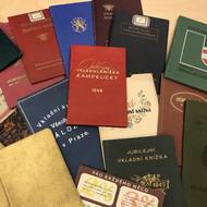 Historické vkladní knížky.