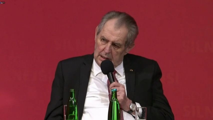Zeman described his health condition as cloudy intermittently, he suffers from tinnitus
