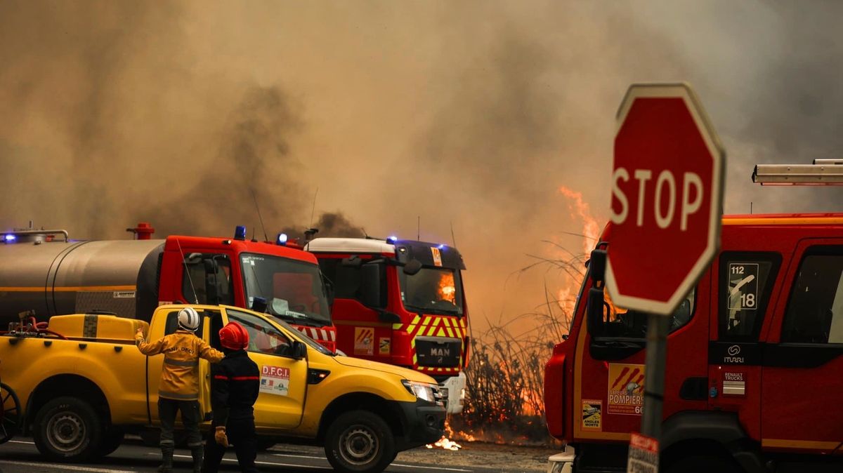 Incendies en France : des pompiers blessés et des milliers d’évacués