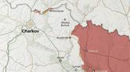 Mapy ukazují, jak se ruské jednotky za pár dní přiblížily k Charkovu