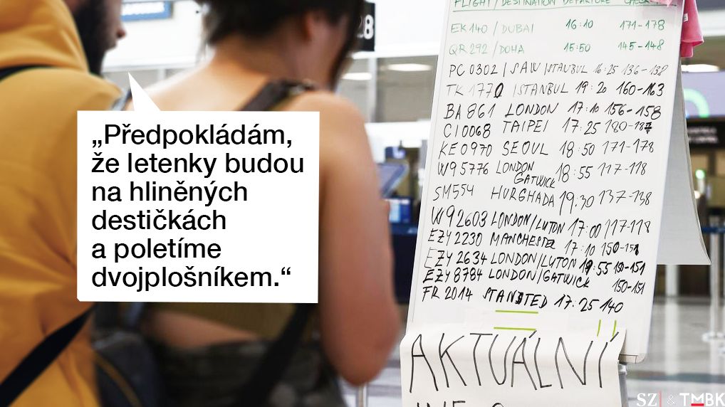 TMBK: Pražské letiště řeší další patálii. Zkouší na pasažéry pravěké metody