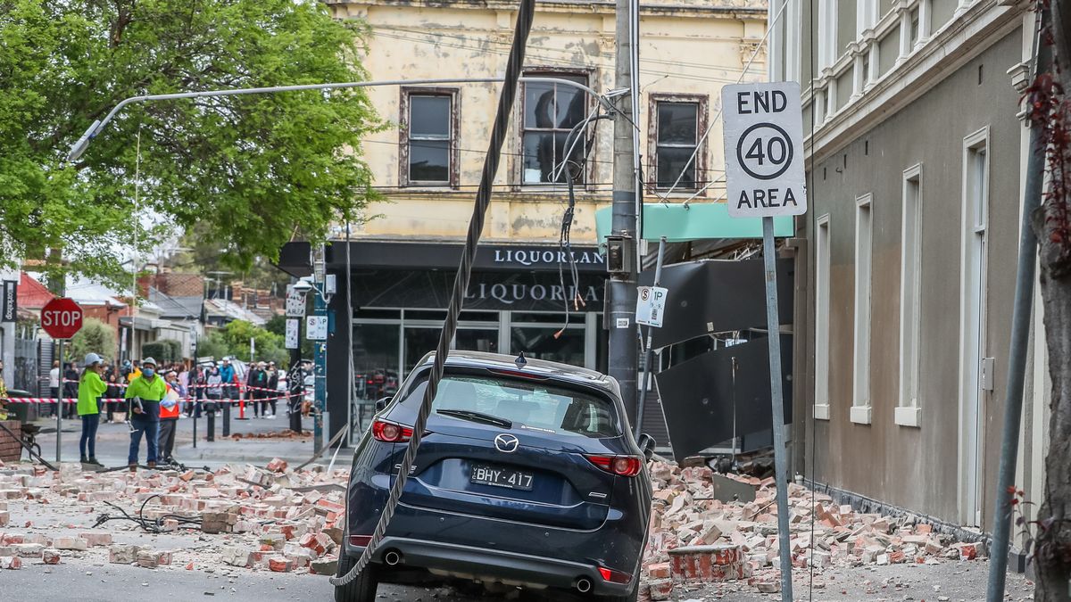 Záběry chaosu a zkázy: Austrálii zasáhlo silné zemětřesení