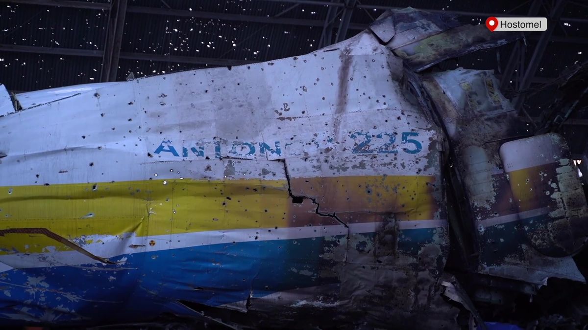 Ukrajinští pracovníci sabotovali ochranu ikonického letounu Mrija, tvrdí SBU
