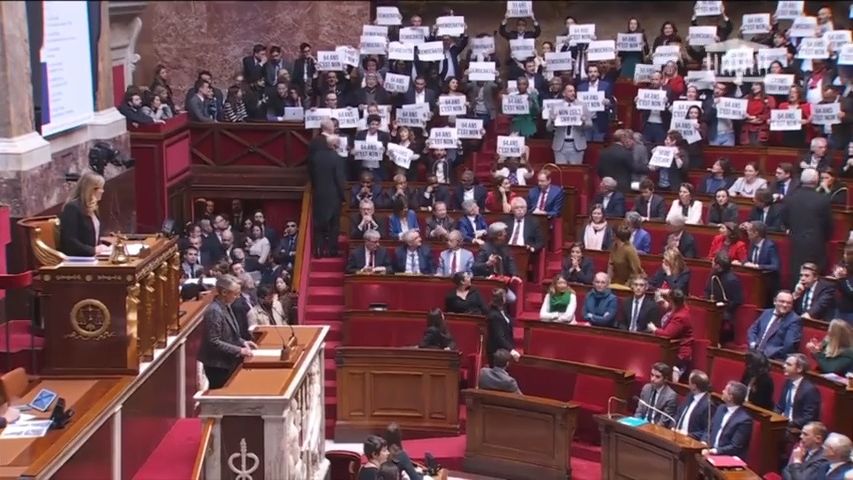 Video: Poslanci se bouří. Macron je nenechá hlasovat o penzijní reformě