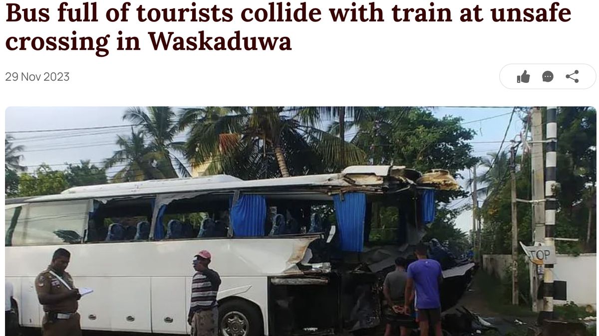 Na Srí Lance havaroval autobus s českými turisty, tři lidé jsou zranění