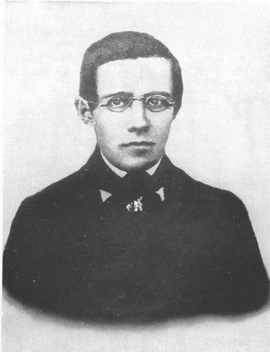 Bedřich Smetana v době gymnaziálních studií v roce 1840.