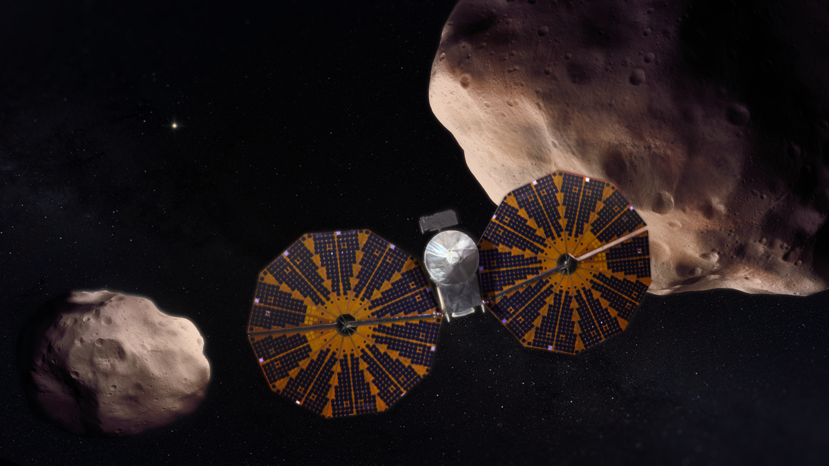 探测器飞向小行星，调查地球对太空岩石的防御能力