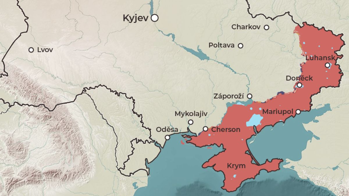 Válka v mapách: Změny na frontě jsou jen minimální