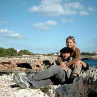 Itálie, rok 2004. Josef Šindelek s partnerkou Blankou Šírovou.