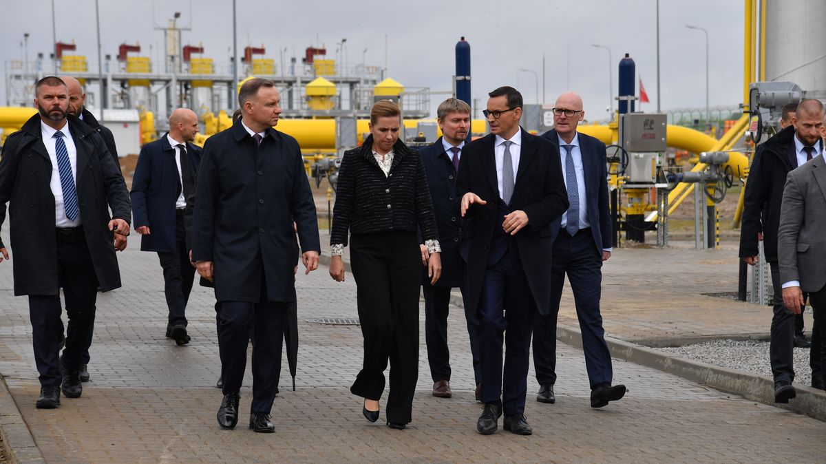 EU fortsetter å redusere sin avhengighet av Russland.  Åpning av gassrørledningen Norge-Polen